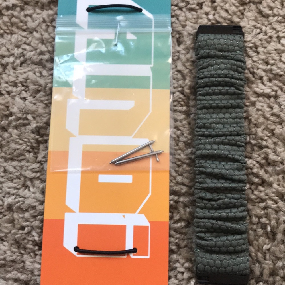 Olive Hexagon Watchband for Fitbit Versa